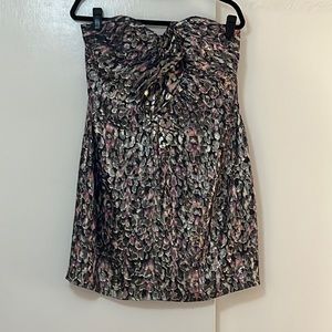 Ellie Tahiti Mia Metallic Cocktail Dress